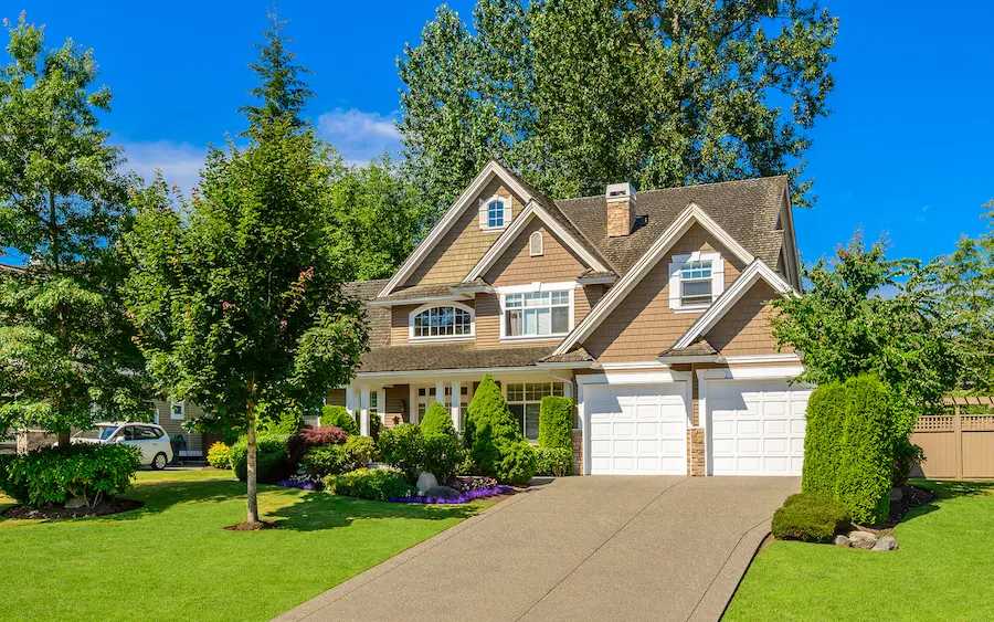 A residential home in a suburban neighborhood.